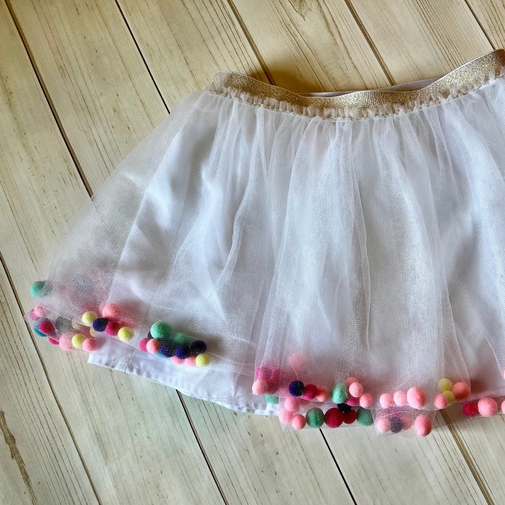 Cat & Jack Pom Pom Skirt